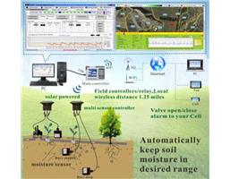 Solar Powered, Moisture Sensor based/Timer, Wireless, WiFi/3G Intelligent Irrigation System