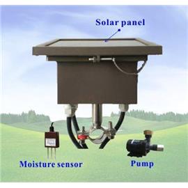 Solar Powered Irrigation Controller with Moisture Sensor & Pump